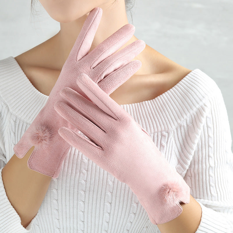 Handschoenen Dames Warm Winter - Roze