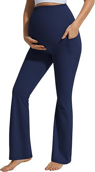 zwangerschapsbroek Dames Hoge Taille Bootcut Slim-fit