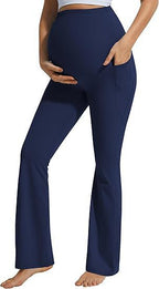 zwangerschapsbroek Dames Hoge Taille Bootcut Slim-fit