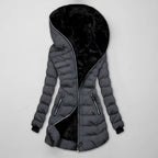 Miss | Winterjas Dames Lang Getailleerd Gewatteerd - Polyester