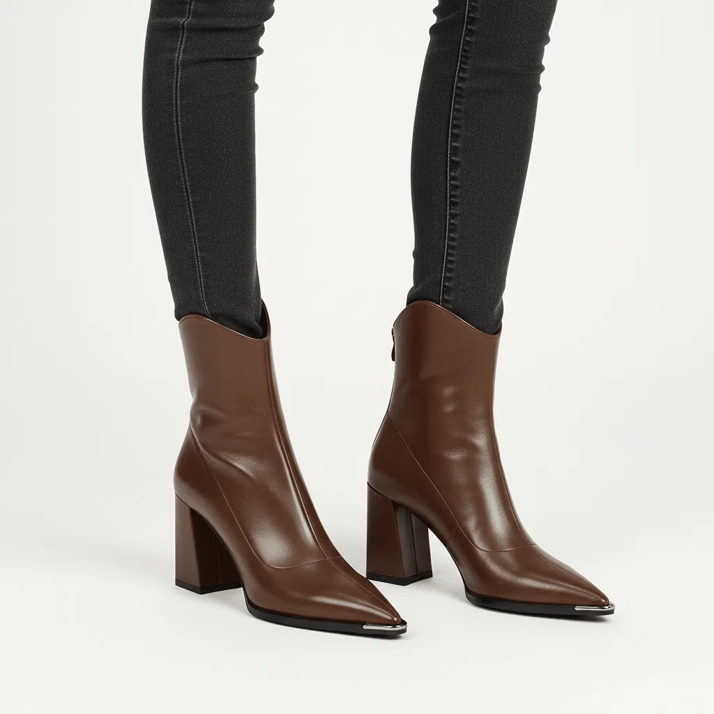 Enkellaarzen Western stijl vrouwen - Miss Madera