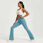 Flared Yoga Broek Dames | High Waist Naadloos Stretch - Miss Madera
