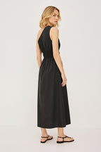 Gebreide Jurk Dames | Asymmetrisch Schouder Elastische Taille - Miss Madera