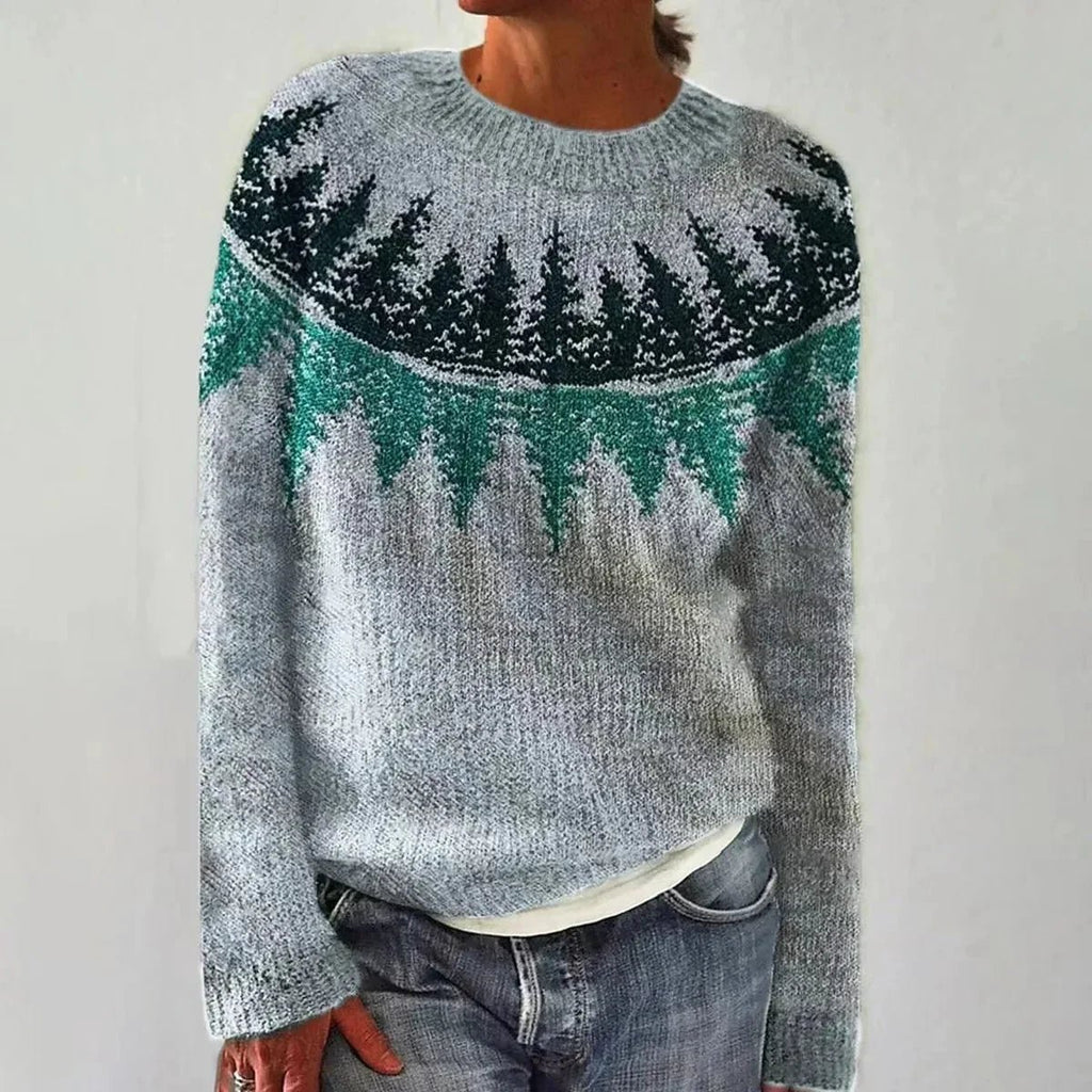 Gebreide Trui Dames Boothals | Retro Gestreept - Miss Madera