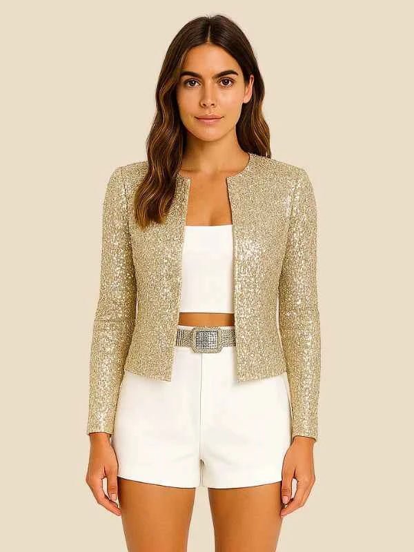 Glitterjas Dames Glitter | Casual Elegantie - Miss Madera