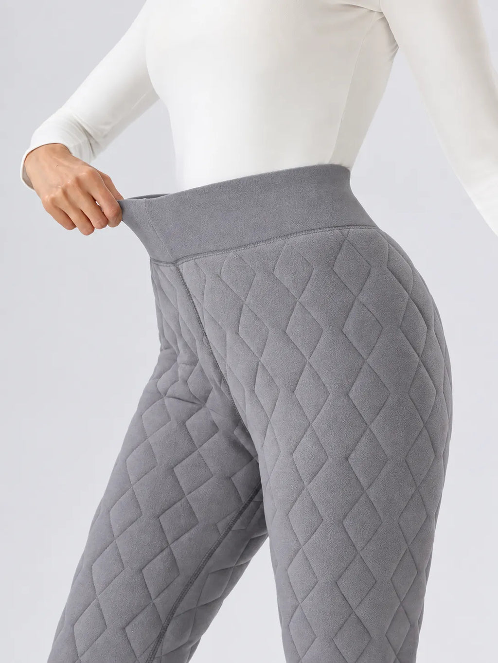 Miss | Broek Dames Gevoerd Nauwsluitend Gewatteerd Winterwarm - Wol