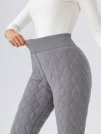 Miss | Broek Dames Gevoerd Nauwsluitend Gewatteerd Winterwarm - Wol