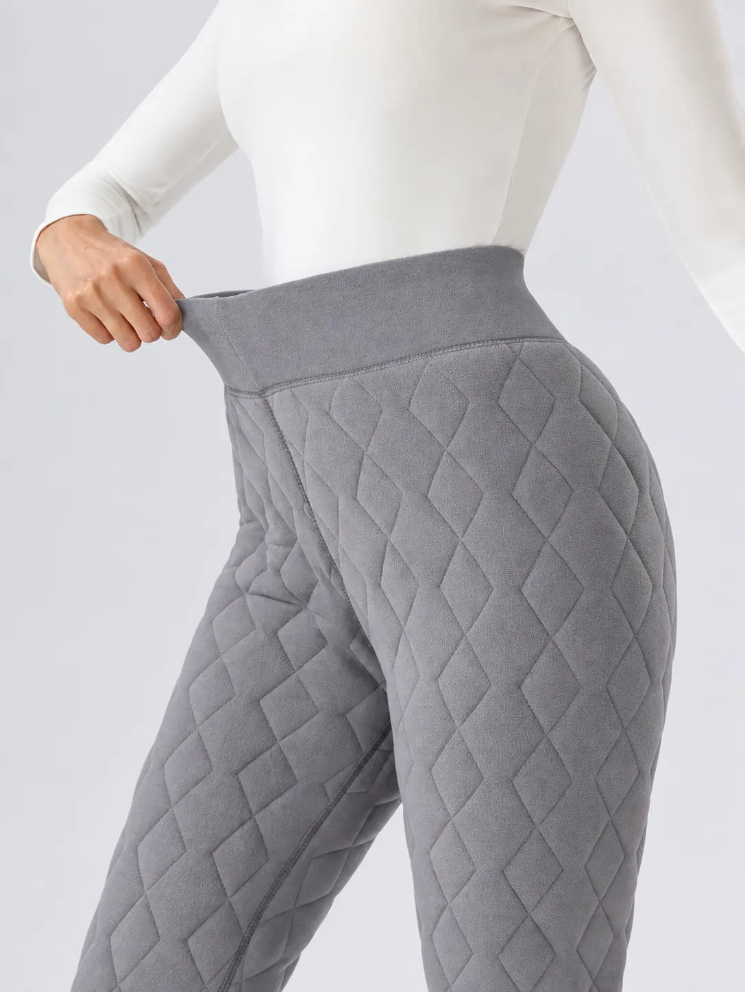 Miss | Broek Dames Gevoerd Nauwsluitend Gewatteerd Winterwarm - Wol