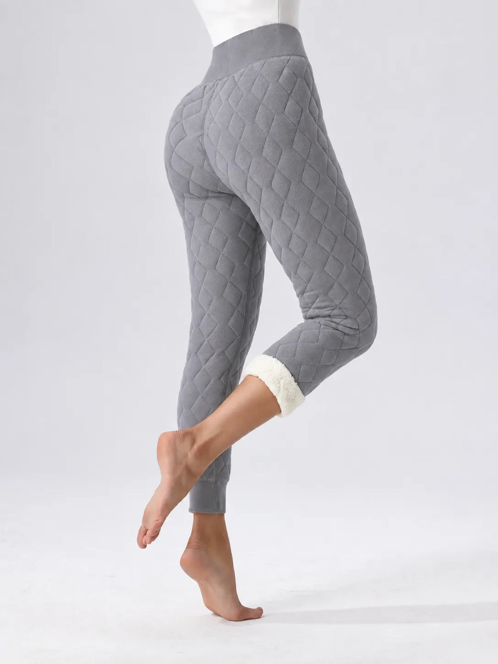 Miss | Broek Dames Gevoerd Nauwsluitend Gewatteerd Winterwarm - Wol