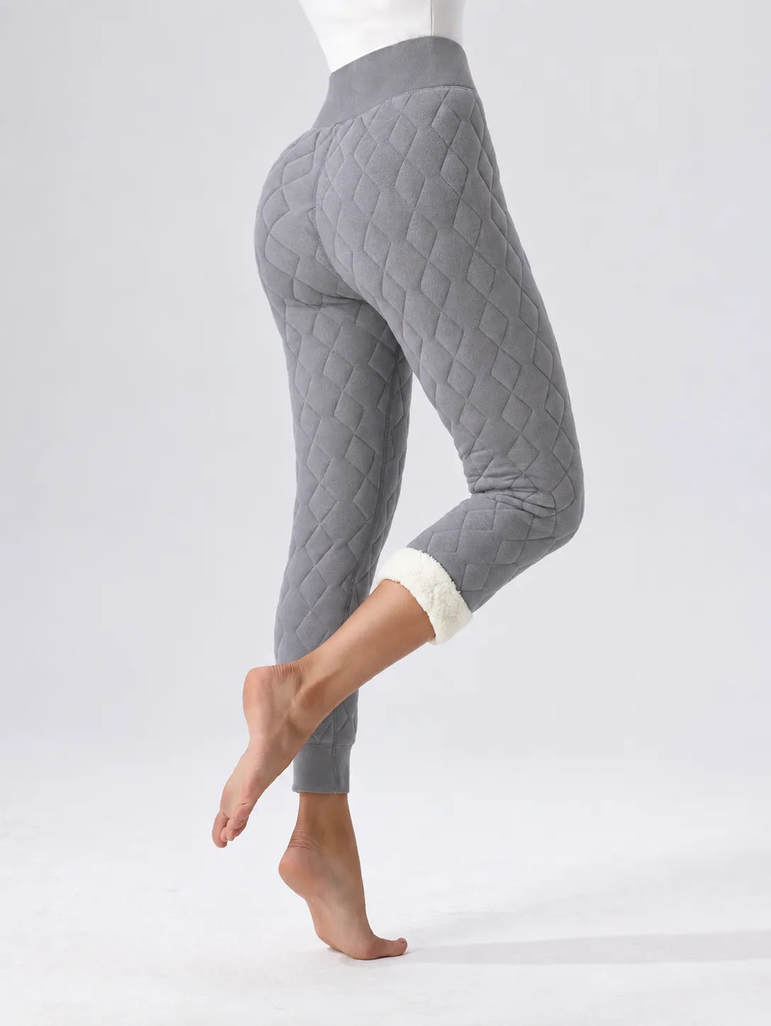 Miss | Broek Dames Gevoerd Nauwsluitend Gewatteerd Winterwarm - Wol