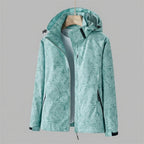 Jas Dames Lichtgewicht Winddicht met Capuchon - Polyester - Turqouise