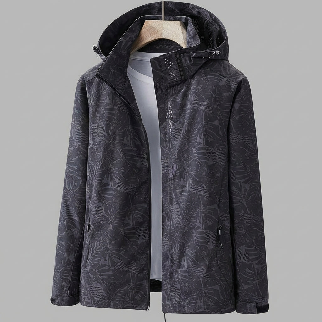 Jas Dames Lichtgewicht Winddicht met Capuchon - Polyester - Zwart