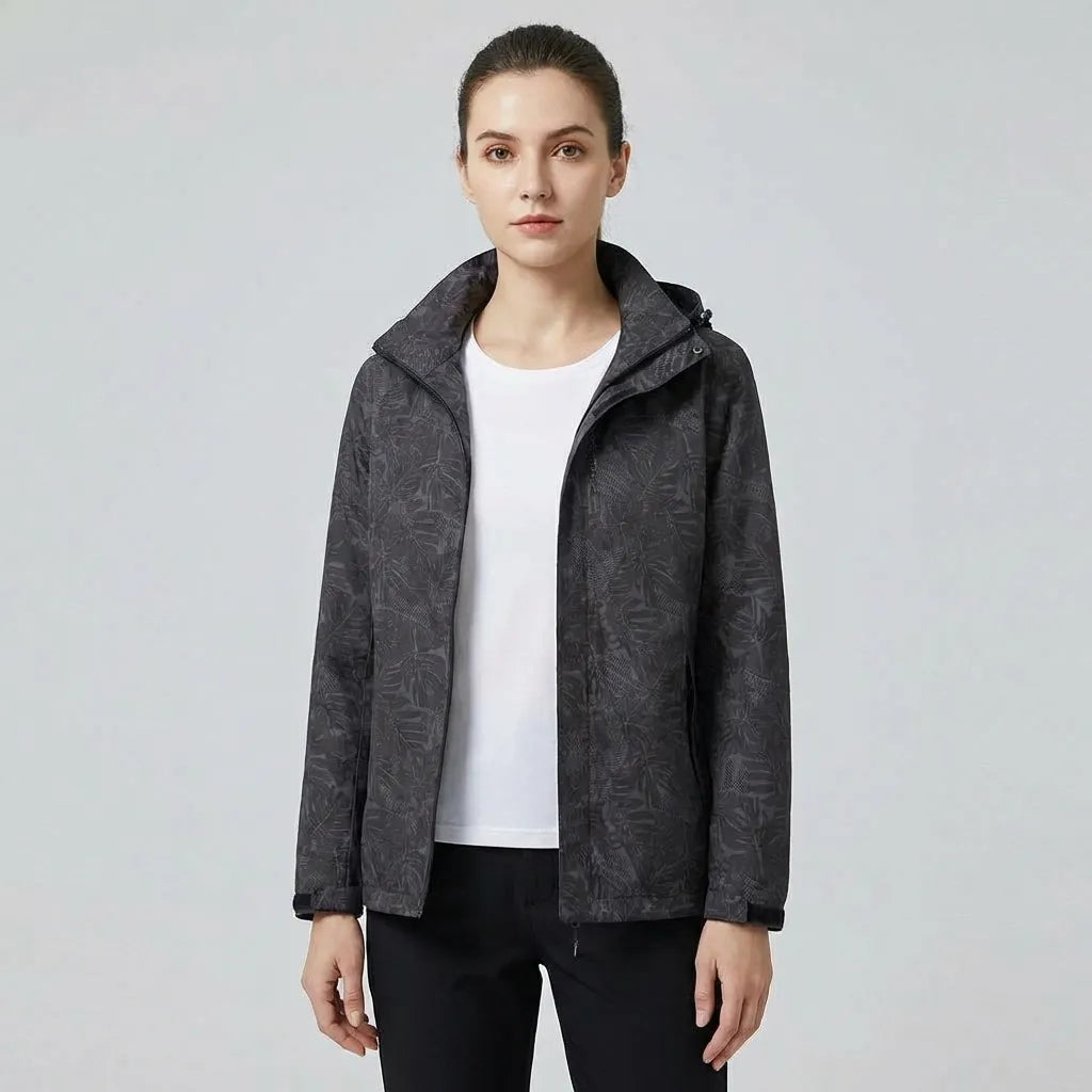 Jas Dames Lichtgewicht Winddicht met Capuchon - Polyester