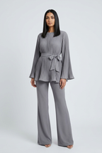 Miss | Tweedelige Set Dames Top + Flared Broek – Co-ord Set