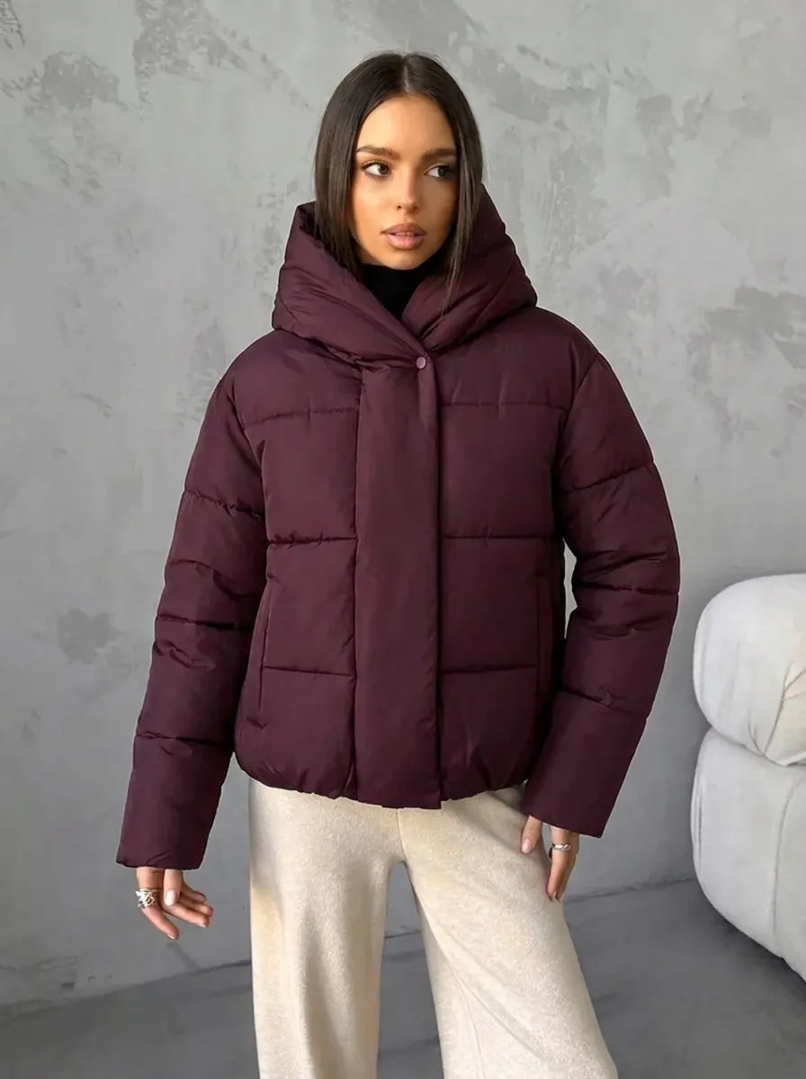 Jas Dames Oversized Gewatteerd met Capuchon