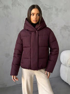 Jas Dames Oversized Gewatteerd met Capuchon