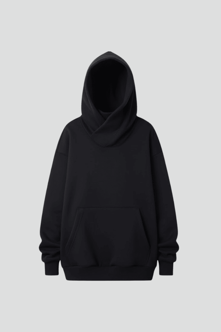 Hoodie Dames Oversized Hoge Hals Kangoeroezak – Casual | Miss Madera - Miss Madera MIS-AA5AUR