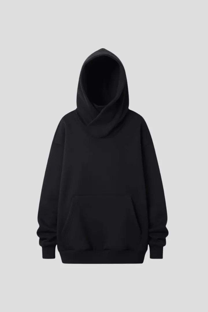 Hoodie Dames Oversized Hoge Hals Kangoeroezak – Casual | Miss Madera - Miss Madera MIS-AA5AUR