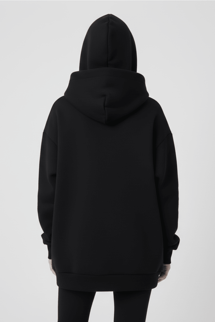Hoodie Dames Oversized Hoge Hals Kangoeroezak – Casual | Miss Madera - Miss Madera MIS-AA5AUR