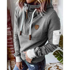Hoodie Dames Relaxed Fit Sweatstof – Casual | Miss Madera - Miss Madera MIS-NARUIG