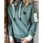 Hoodie Dames Relaxed Fit Sweatstof – Casual | Miss Madera - Miss Madera MIS-4AMU0P