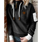 Hoodie Dames Relaxed Fit Sweatstof – Casual | Miss Madera - Miss Madera MIS-NARUIG