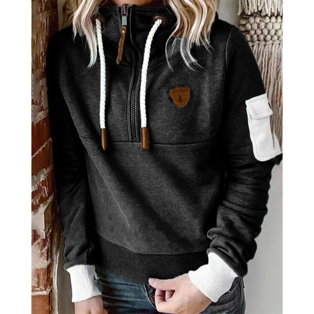 Hoodie Dames Relaxed Fit Sweatstof – Casual | Miss Madera - Miss Madera MIS-NARUIG