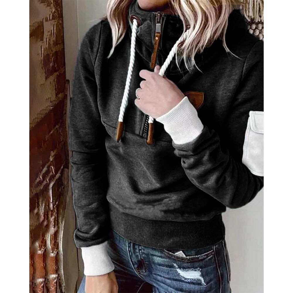 Hoodie Dames Relaxed Fit Sweatstof – Casual | Miss Madera - Miss Madera MIS-NARUIG