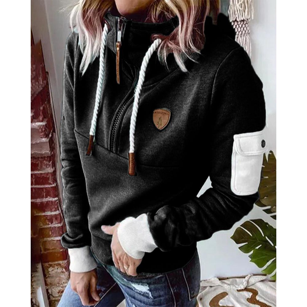 Hoodie Dames Relaxed Fit Sweatstof – Casual | Miss Madera - Miss Madera MIS-NARUIG