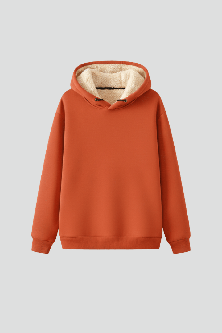 Hoodie Dames Sherpa Gevoerd Kangoeroezak – Winter | Miss Madera - Miss Madera MIS-DAND7T