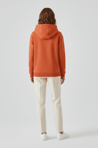 Hoodie Dames Sherpa Gevoerd Kangoeroezak – Winter | Miss Madera - Miss Madera MIS-SWD6RC