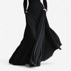 Jurk Dames Vloeiend Getailleerd Maxi - Chiffon