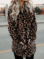 Miss | Winterjas Dames Imitatiebont Luipaardprint - Polyester