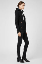 Jas Dames Capuchon Asymmetrische Rits – Casual | Miss Madera - Miss Madera MIS-KAZGVP-S