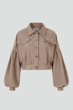 Jas Dames Cropped Rits Aansluitend – Casual | Miss Madera - Miss Madera MIS-RVM3RH