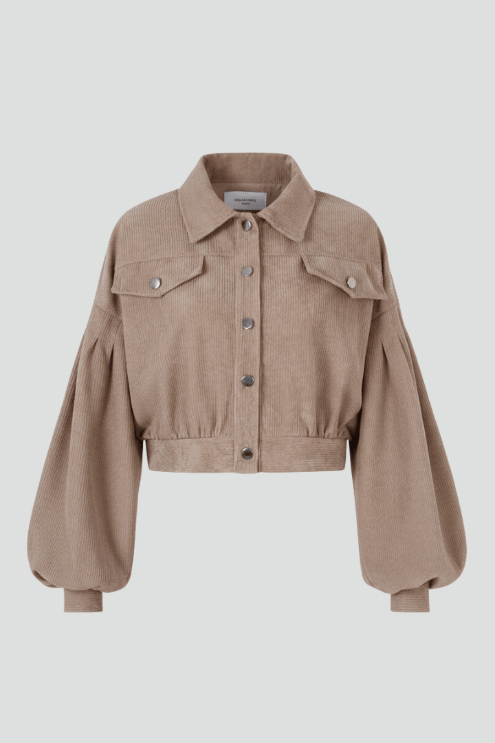 Jas Dames Cropped Rits Aansluitend – Casual | Miss Madera - Miss Madera MIS-RVM3RH