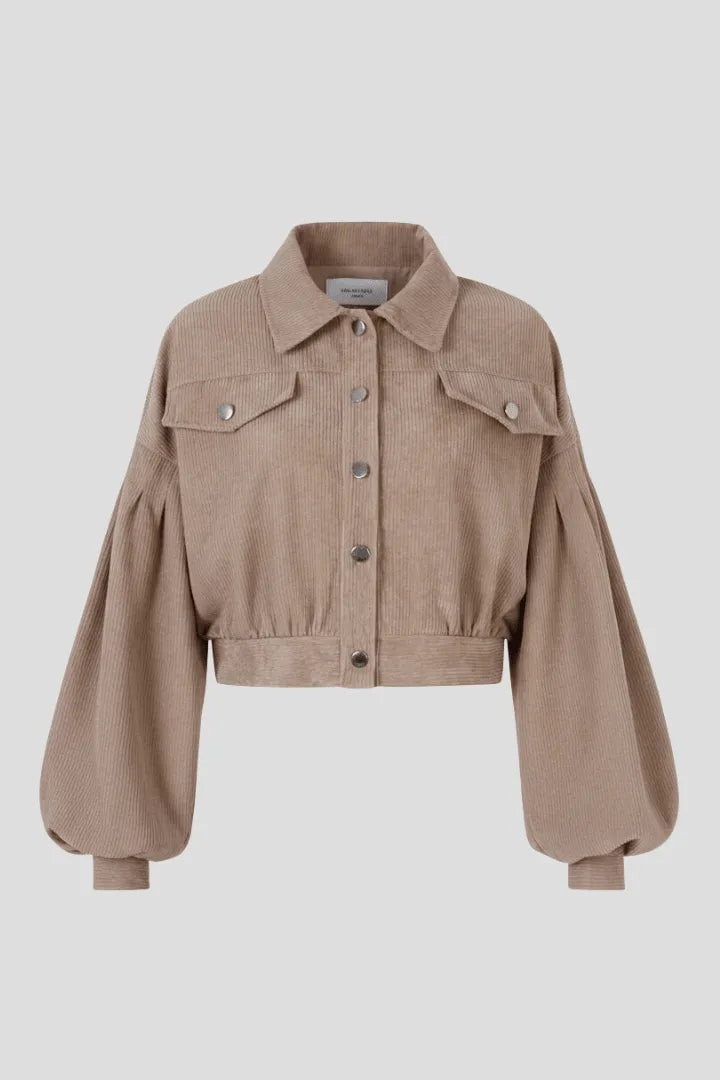 Jas Dames Cropped Rits Aansluitend – Casual | Miss Madera - Miss Madera MIS-RVM3RH