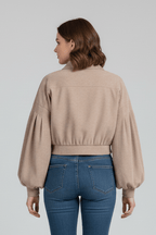 Jas Dames Cropped Rits Aansluitend – Casual | Miss Madera - Miss Madera MIS-RVM3RH