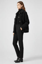Jas Dames Fleece Knoopsluiting Relaxed Fit – Kantoor | Miss Madera - Miss Madera MIS-0XG472