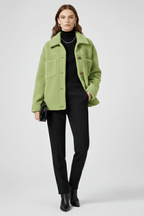 Jas Dames Fleece Knoopsluiting Relaxed Fit – Kantoor | Miss Madera - Miss Madera MIS-LWQ4ZU