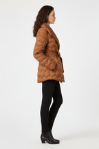 Jas Dames Gewatteerd Ceintuur Dons – Winter | Miss Madera - Miss Madera MIS-JX39DA