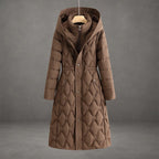 Jas Dames Longline Gewatteerd Capuchon – Winter | Miss Madera - Miss Madera MIS-TTLZ47