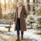 Jas Dames Longline Gewatteerd Capuchon – Winter | Miss Madera - Miss Madera MIS-A6GF2W