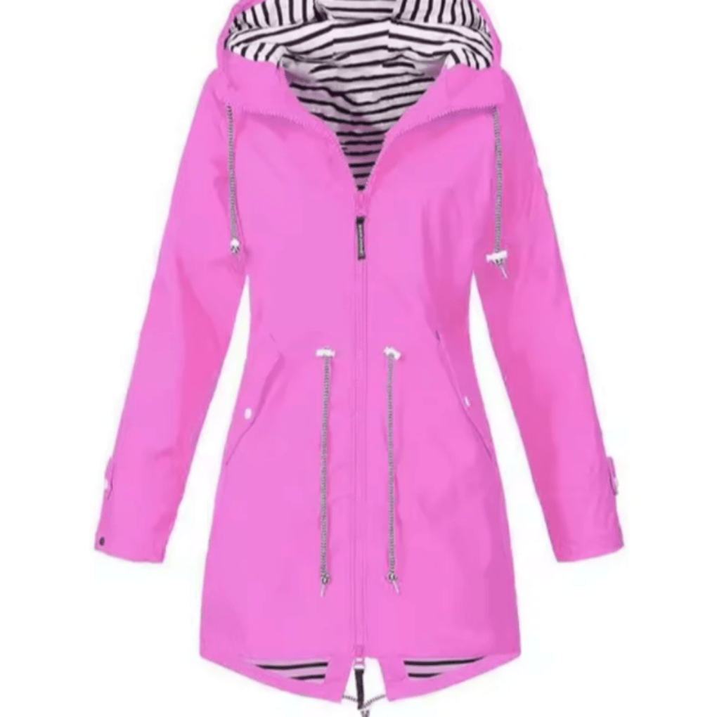Jas Dames Waterdicht Capuchon Winddicht – Buitensport | Miss Madera - Miss Madera MIS-2722SL