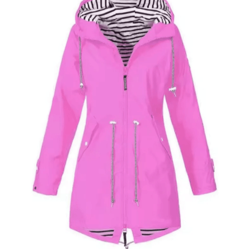 Jas Dames Waterdicht Capuchon Winddicht – Buitensport | Miss Madera - Miss Madera MIS-2722SL