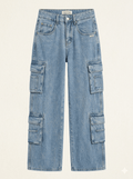 Jeans Dames Baggy Cargo Wijde Pijpen Denim – Festival | Miss Madera - Miss Madera MIS-GWNMQR