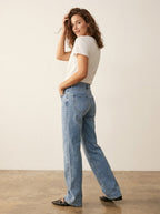 Jeans Lange Denim Blauw - Miss Madera