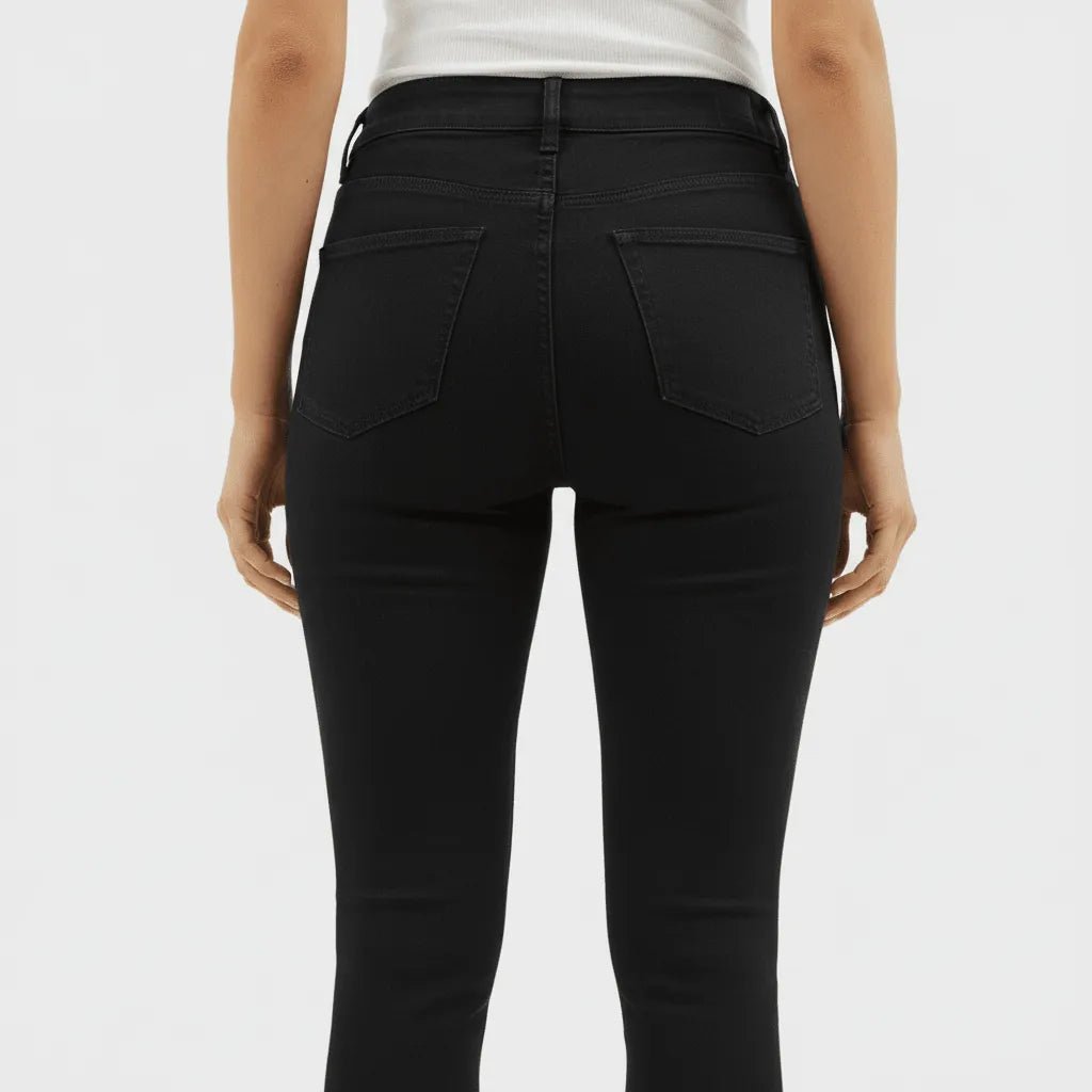 Jegging Dames | High Rise Skinny Stretch Katoen - Miss Madera