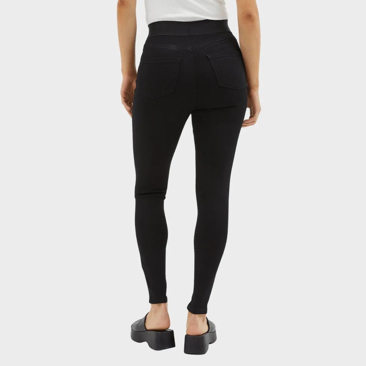 Jegging Dames | High Rise Skinny Stretch Katoen - Miss Madera