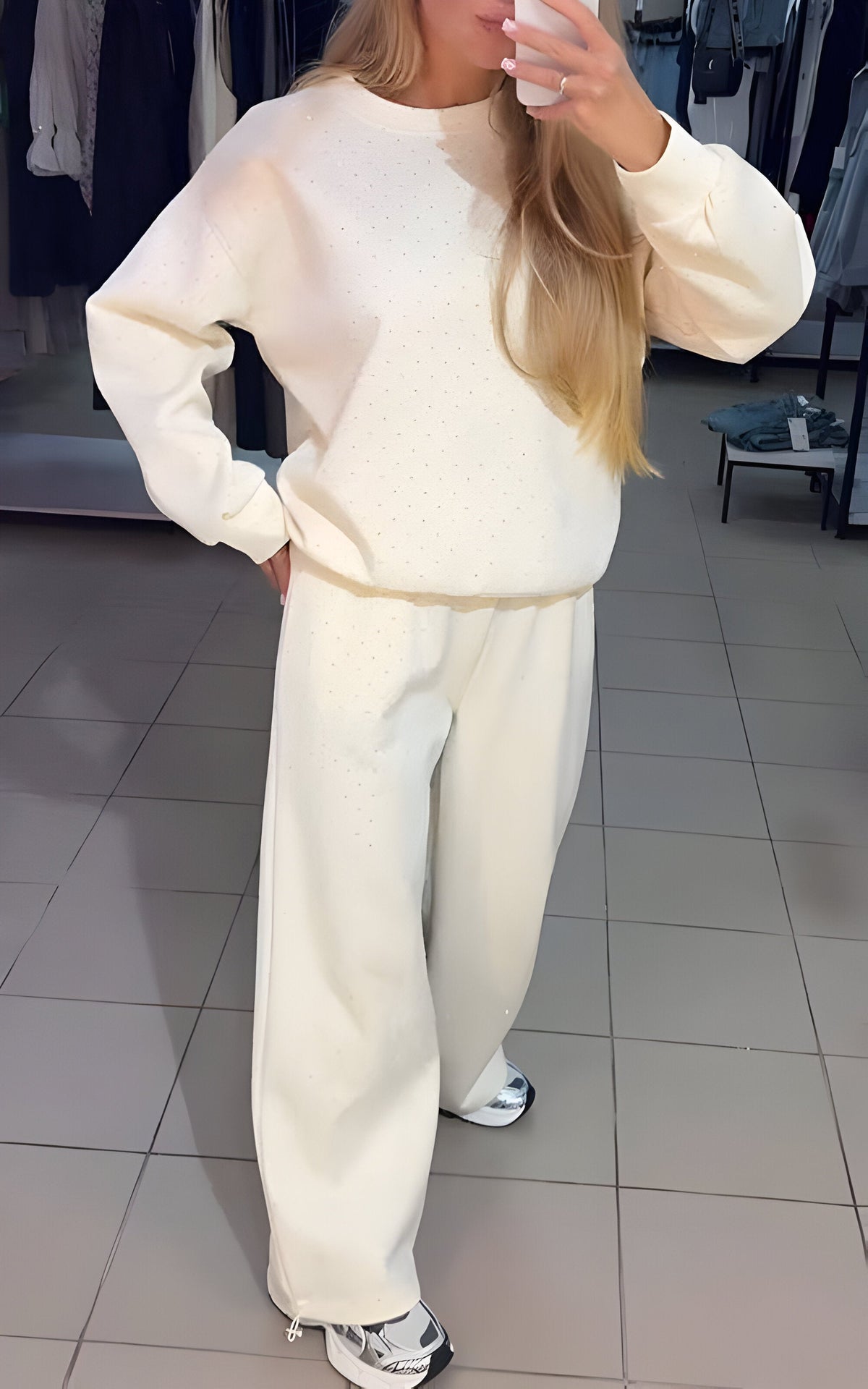 Nachtkleding Dames Loungeset Tweedelig Relaxed